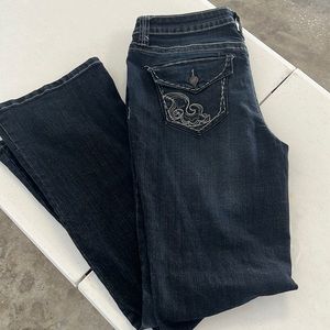 Bootcut, wide leg jeans